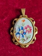 Prachtige ketting hanger limoges Franse p. Pastaud, Ophalen of Verzenden