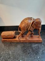 Olifant, houtsnijwerk, Ophalen of Verzenden