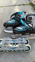 Sleepers & schaatsen maat 35-38, Verstelbaar, Kinderen, Zo goed als nieuw, Inline skates 4 wielen