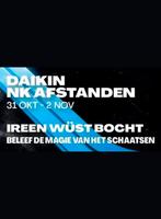 2 TICKETS - NK AFSTANDEN - ZATERDAG 1 NOVEMBER., Twee personen, November