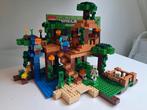 LEGO Minecraft De Jungle Boomhut | 21125, Complete set, Lego, Zo goed als nieuw, Ophalen