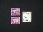 3 Ierse postzegels - Ierland - 2x gestempeld 1x postfris, Ophalen of Verzenden, Ierland