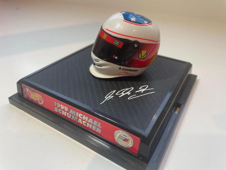 Helm Michael Schumacher Ferrari 1999 1/8, Verzamelen, Automerken, Motoren en Formule 1, Zo goed als nieuw, Formule 1, Ophalen of Verzenden