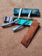 Scheermesset: Chevalier-Paris, originele houten doos + hoes, Antiek en Kunst, Ophalen