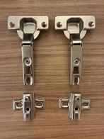 Inboorscharnier opliggend 2x 35mm, Doe-het-zelf en Verbouw, Hang- en Sluitwerk, Ophalen of Verzenden, Nieuw, Scharnier