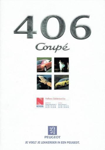 Folder Peugeot 406 Coupé (1997) beschikbaar voor biedingen