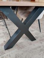 Eettafel met uitklapbaar deel, Huis en Inrichting, Ophalen, 100 tot 150 cm, Zo goed als nieuw, Eikenhout