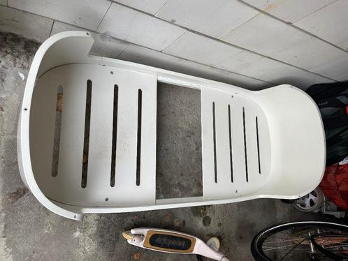 Leander meegroei bedje, Kinderen en Baby's, Kinderkamer | Bedden, Gebruikt, Minder dan 140 cm, 70 tot 85 cm, Lattenbodem, Matras
