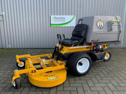 Walker S18 frontmaaier met opvang| Overjarig model, Tuin en Terras, Zitmaaiers, Gebruikt, 90 tot 120 cm, Elektrische starter, Mulchfunctie