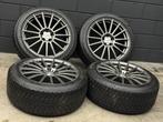 19 inch AEZ Steam - Audi A6 5x112 ET44 245/45/19 Bridgestone, Auto-onderdelen, Banden en Velgen, 245 mm, Banden en Velgen, Winterbanden
