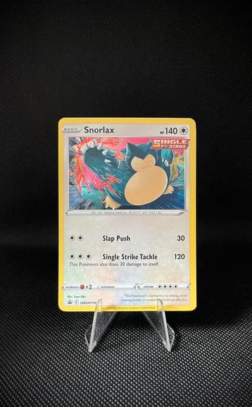 Pokémon Snorlax SWSH 119 Black Star Promos beschikbaar voor biedingen