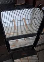 Vogelkooi tentoonstelling kastjes, Ophalen, Zo goed als nieuw, Hout, Vogelkooi