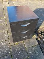 Metalen ladekast met 3 lades - GRATIS, Huis en Inrichting, Ophalen, Minder dan 50 cm, Gebruikt, Minder dan 100 cm