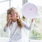 Luxe Elsa witte kristallen jurk - maat 134/140 - 9/10 jaar, Kinderen en Baby's, Carnavalskleding en Verkleedspullen, Nieuw, Meisje