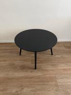 Zwarte salontafel - Wegens nieuwe aankoop, 100 tot 150 cm, Rond, Zo goed als nieuw, Minder dan 50 cm
