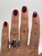 Z625 Prachtige zilveren ring aquamarijn maat 19, Sieraden, Tassen en Uiterlijk, Ringen, 19 tot 20, Ophalen of Verzenden, X, Met edelsteen