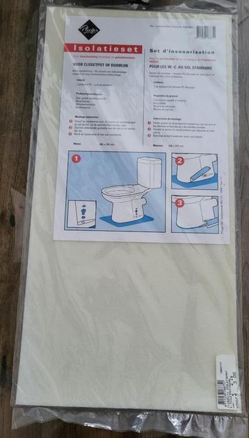 Nieuw Plieger isolatieset voor closetpot of duoblok 49cm x 2 beschikbaar voor biedingen