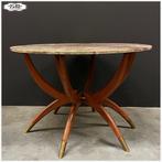 Italiaanse salontafel spiderpoot Marmer Tafel Bijzettafel, Ophalen, Gebruikt, Rond, 50 tot 100 cm