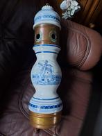 Delfts blauwe Biertap met molen en schip, Ophalen of Verzenden