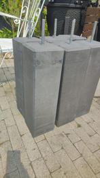 Beton poer antraciet 17x17x58 nieuw incl bevestigingsplaat, Ophalen, A, Nieuw, A