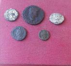 bodemvondst romeinse munt denarius ,plateerd zilver, Ophalen of Verzenden, Vaticaanstad, Overige waardes, Zilver