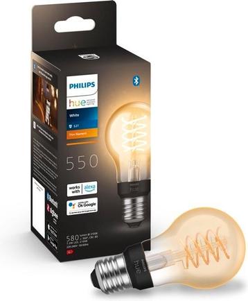 Philips Hue filament standaardlamp A60 - zachtwit licht - 1- beschikbaar voor biedingen