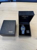 Seiko A127-5010 LCD horloge met box en ombox.Mooie set., Staal, Polshorloge, Ophalen of Verzenden, Zo goed als nieuw