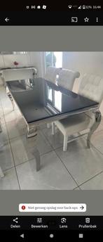 Luxe eettafel, Ophalen, 100 tot 150 cm, Zo goed als nieuw, Vijf personen of meer