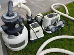 Intex zwembadpomp 6m3 met zoutwatersysteem, Ophalen, Gebruikt, Zwembadpomp