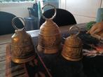 3mooie koperen tafel bellen, Antiek en Kunst, Antiek | Koper en Brons, Ophalen