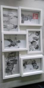 Witte fotolijst voor meerdere foto's, Ophalen of Verzenden, Zo goed als nieuw