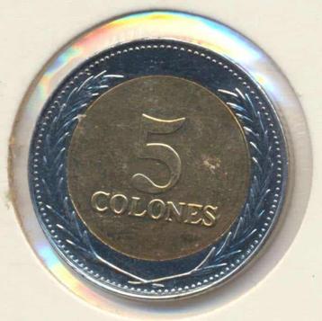 El Salvador 5 Colones 1997 beschikbaar voor biedingen