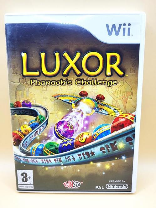 Luxor Pharaoh's Challenge Wii, Spelcomputers en Games, Games | Nintendo Wii, Zo goed als nieuw, Avontuur en Actie, 1 speler, Vanaf 3 jaar