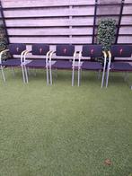 Lande stapel stoelen/vergaderstoelen, Huis en Inrichting, Ophalen, Zwart, Zo goed als nieuw, Metaal