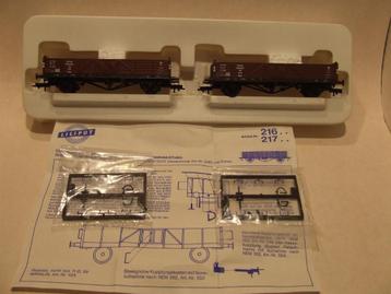 LILIPUT 216 02 DRG set met 2 middelhoge bakwagens type Linz, beschikbaar voor biedingen