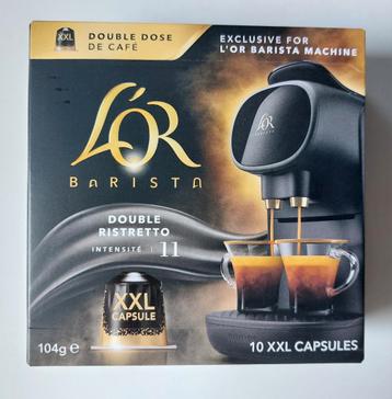 NIEUW: L'OR Barista double ristretto 6x
10 XXL capsules beschikbaar voor biedingen