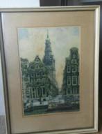 Kleurenets ets Zuiderkerk Cornelis Brandenburg. Gesigneerd e, Ophalen