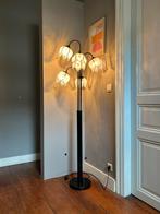 Vintage Hollywood Regency Tulip Lotus Vloerlamp - ‘70, Huis en Inrichting, Lampen | Vloerlampen, Ophalen, Gebruikt, Mid-Century