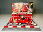 LEGO Racers Ferrari F1 Pit Set 8375-1 (2004), Ophalen of Verzenden, Zo goed als nieuw, Complete set, Lego