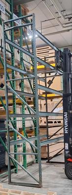 Stevige pallet stelling 3m hoog; 2 staanders + 10 liggers, Ophalen, Gebruikt