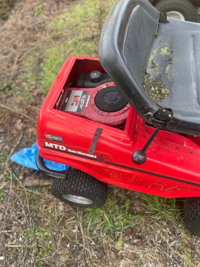 MTD Zitmaaier (zonder maaidek), Ophalen of Verzenden, Gebruikt, 50 cm of meer, Benzine-grasmaaier