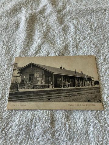 Ansichtkaart Deventer station beschikbaar voor biedingen