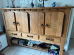 Gratis eikenhouten buffetkast met deurtjes, Huis en Inrichting, Kasten | Buffetkasten, Ophalen, Gebruikt, Eikenhout, 150 tot 200 cm