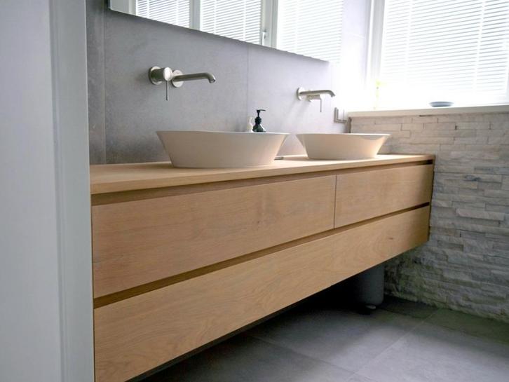 Eiken ladekast Harry 4, Huis en Inrichting, Badkamer | Badkamermeubels, Nieuw, Overige typen, Minder dan 100 cm, 200 cm of meer