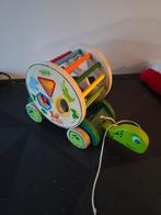 Houten trek schildpad / vormenstoof, Ophalen of Verzenden, Gebruikt, Duw- of Trekspeelgoed