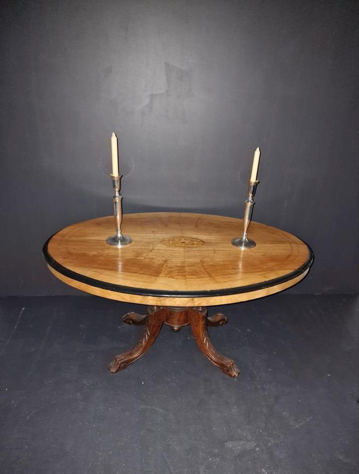 Antieke Ovale Bijzettafel, Antiek en Kunst, Antiek | Meubels | Tafels, Ophalen