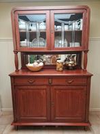 Engelse Servieskast vintage., Huis en Inrichting, Kasten | Buffetkasten, Ophalen, 25 tot 50 cm, 200 cm of meer