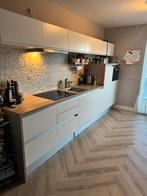 Complete keuken met inductie en vriezer - Zelf demonteren, Ophalen, Gebruikt, Wit, Enkelwandige keuken