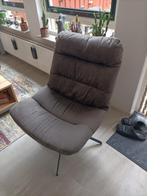 Grijze draaistoel van meubel huis Harderwijk, Huis en Inrichting, Fauteuils, Ophalen, Minder dan 50 cm, Zo goed als nieuw, Stof