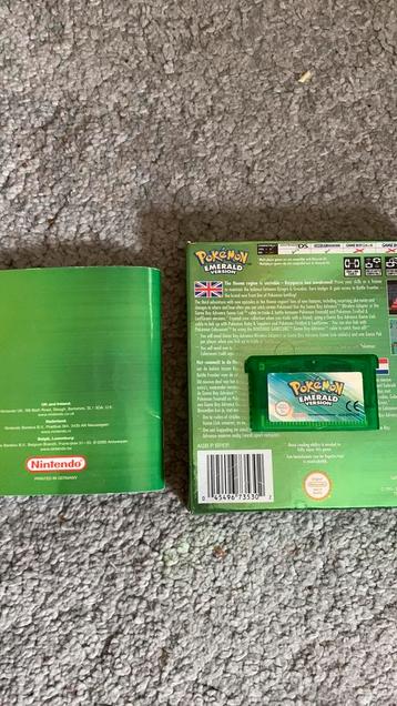 Pokemon Emerald Version (compleet) GBA beschikbaar voor biedingen